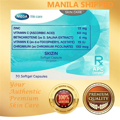 Skizin Anti Acne Softgel 30 capsules .